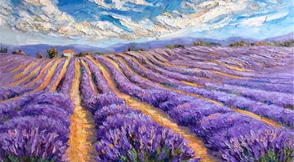 Cultivating_Aromas_20x30_palette_knife_oil_painting_lavender_field_niki_gulley_3