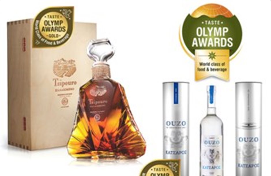 Χρυσά τα αποστάγματα Τυρνάβου στα βραβεία Taste Olymp Awards 