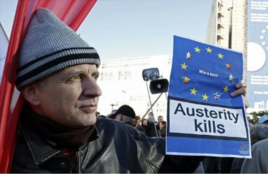 Πορεία αλληλεγγύης στις Βρυξέλλες για τους Έλληνες