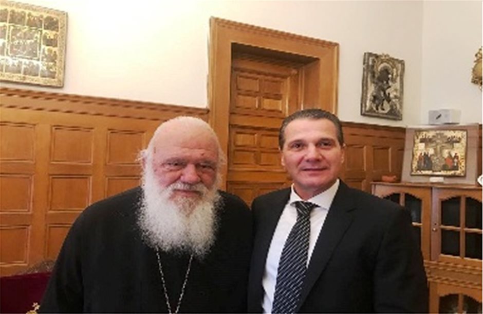 Με τον Αρχιεπίσκοπο Ιερώνυμο συναντήθηκε ο Κουτσουπιάς