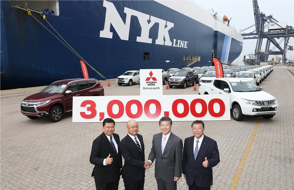 Η Mitsubishi γιόρτασε 3.000.000 εξαγωγές σε Παγκόσμιες Αγορές 