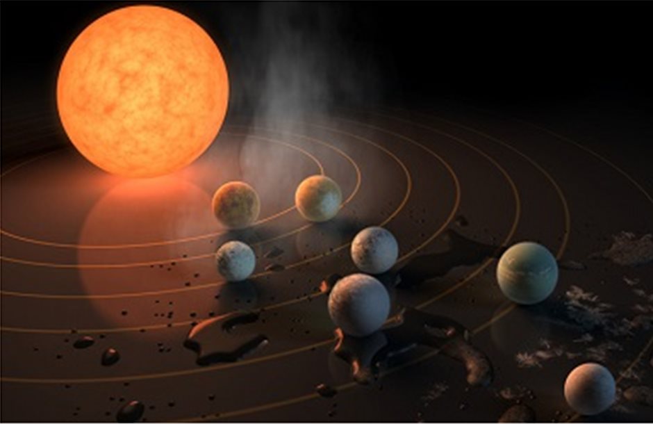 Ανακαλύφθηκαν 7 «γήινοι» εξωπλανήτες με συνθήκες κατάλληλες για ζωή