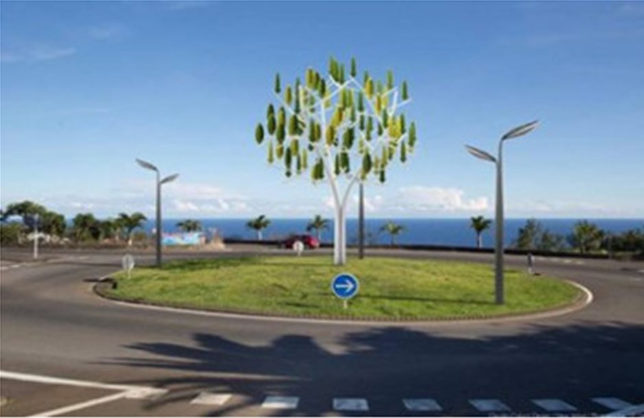 Ενεργειακό δέντρο για εκμετάλλευση της  αιολικής ενέργειας