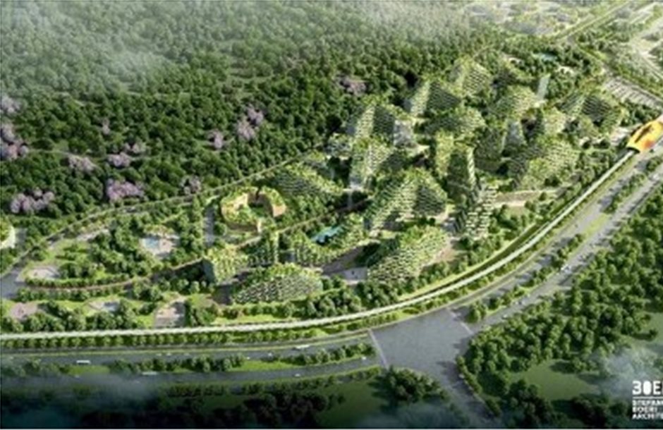 Μια πόλη-δάσος 1,75 τ.χλμ δημιουργείται στην Κίνα