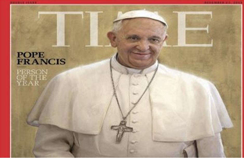 Πρόσωπο της χρονιάς για το περιοδικό Time ο Πάπας Φραγκίσκος
