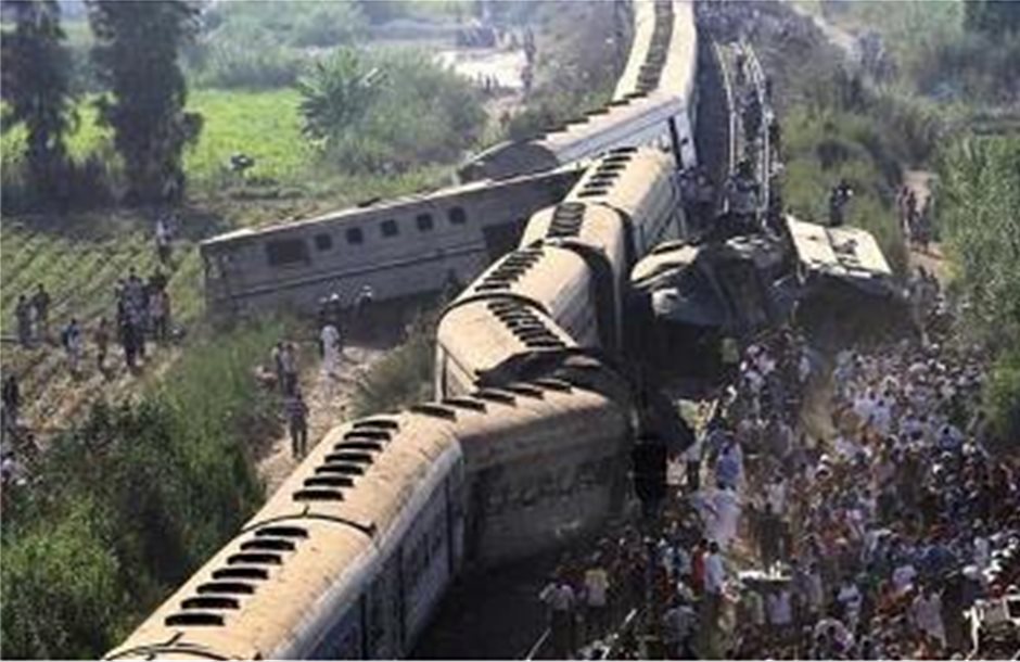 Σιδηροδρομικό δυστύχημα στην Αίγυπτο