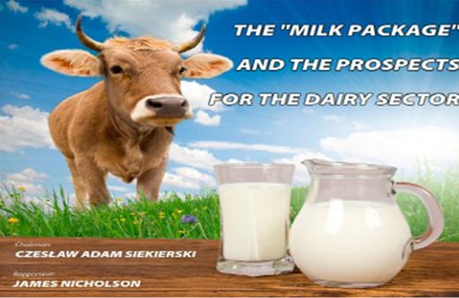 «Το Πακέτο Γάλακτος και οι προοπτικές του τομέα», στη νέα συνεδρίαση της COMAGRI